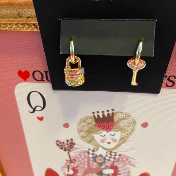 Coach Gold and Multicolor Earrings - Picture 3 of 10